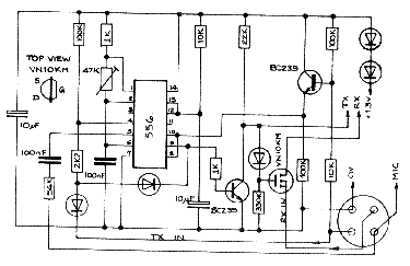 CB radio roger bleep circuit
