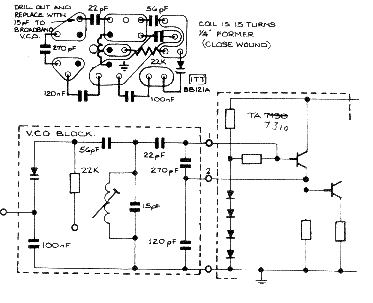 cb radio Ham international VCO Block sketch