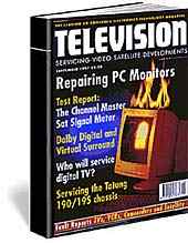Television servicing magazine